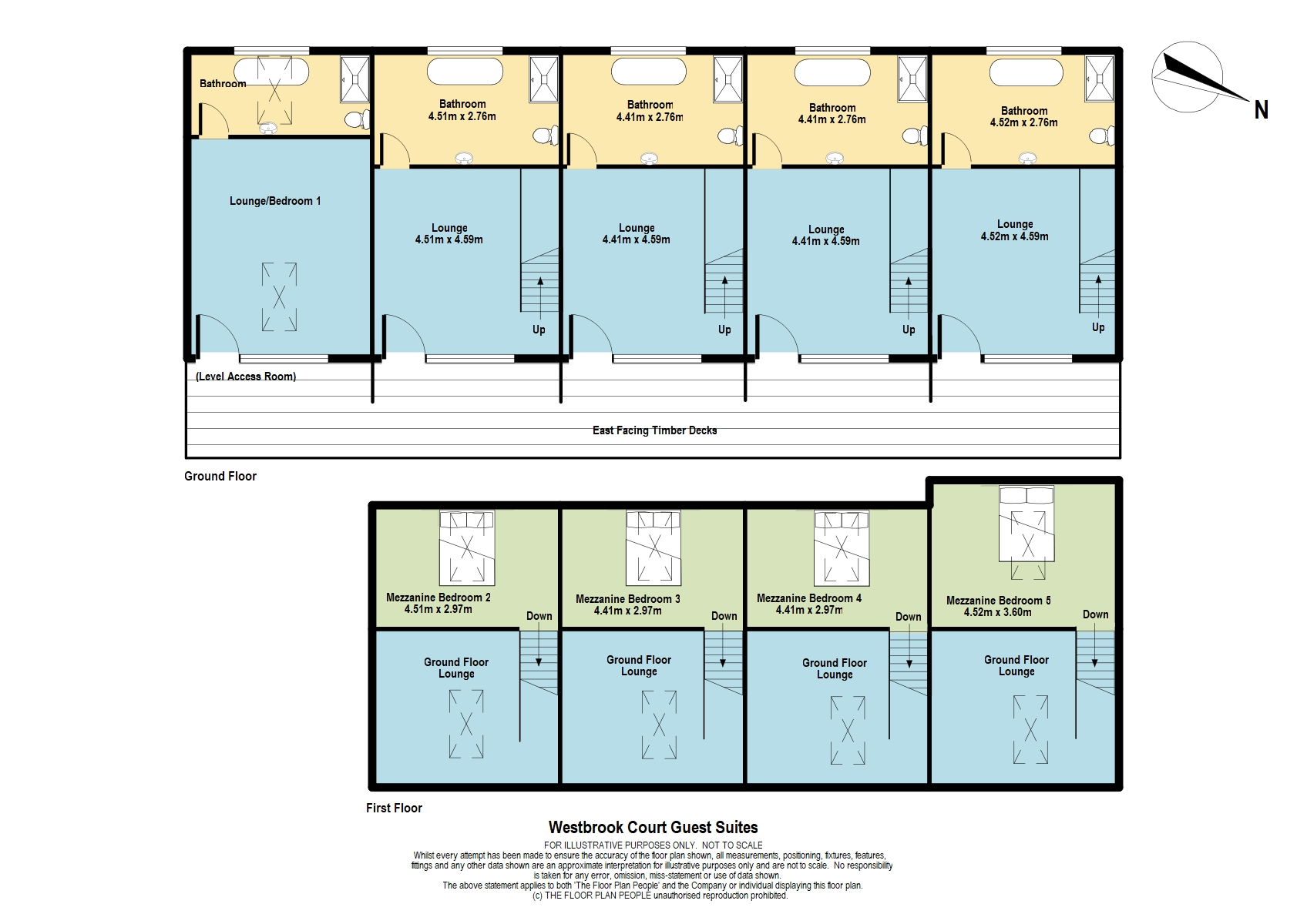 Floorplan of guest annexe